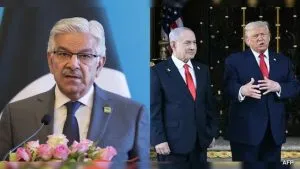 Kidnap Netanyahu: পাক প্রতিরক্ষামন্ত্রী খাজা আসিফ 22 9srjf89k trump netanyahu khawaja afp 625x300 09 January 26