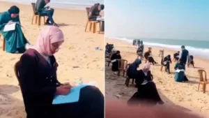 When Gazas beach turns into an exam hall 69cf4b8d4d38f